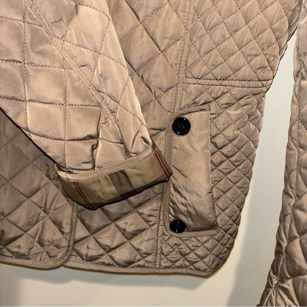 Liz Claiborne Quilted Button Front Chore Coat Jacket Size M - Picture 9 of 13